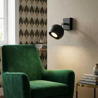 Adjustable Black Wall Light – Modern Sleek Black Sconce for Living Room