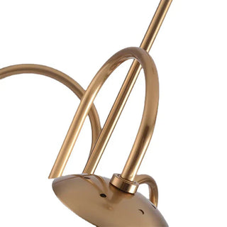 Multi-layered vintage metal gold chandelier large ceiling