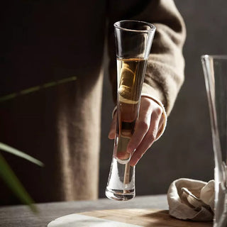 stemless crystal champagne glasses elegant durable barware close-up