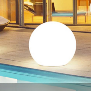 Rechargeable Solar Garden Lamp – Portable Color Changing LED Sphere Light IP65