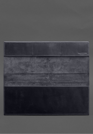 leather bound notebook elegant leather desk planner weekly schedule organizer close-up