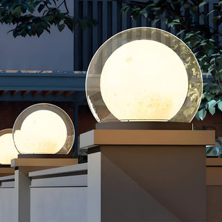 Outdoor Lamp Stainless Steel – Modern Black Steel Lantern with Warm Ambient Lighting