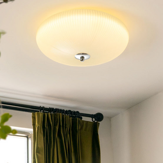 French glass dining ceiling light LED – modern minimalist