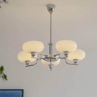 Iron medieval glass chandelier side — designer warm ambient warm
