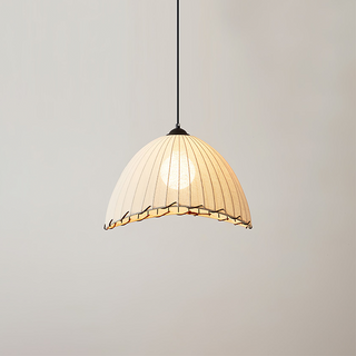 Suspension en lin – Luminaire suspendu moderne réglable avec abat-jour en lin