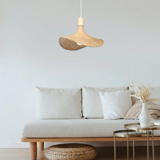 Bamboo Pendant Lamp – Bohemian Pendant Light for Interiors | Handwoven Natural Ceiling Light