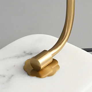 Marshmallow table light — glass metal unique warm