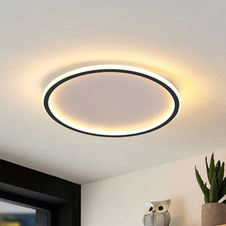 Ultra-thin round LED ceiling light, adjustable minimalist living room