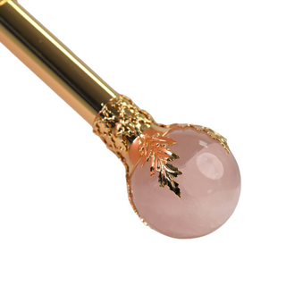 Pink satin luxury umbrella – canopy detail view