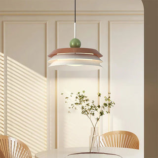Suspension Morandi – Luminaire suspendu moderne en métal superposé avec diffuseur en acrylique