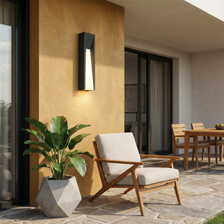 Black Aluminum Wall Light – Modern Outdoor LED Lighting With Sleek Finish
