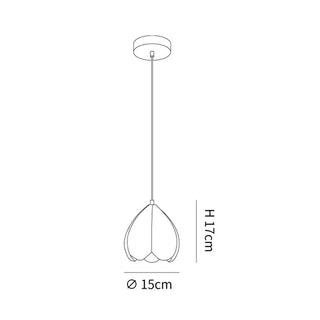 Creamy Hanging Lamp - Rustic Pendant Light With Soft Cream Shade & Adjustable Hanging Light