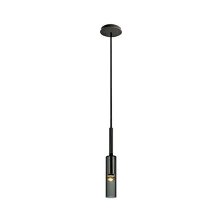 Wine bottle glass pendant for eclectic dining room design