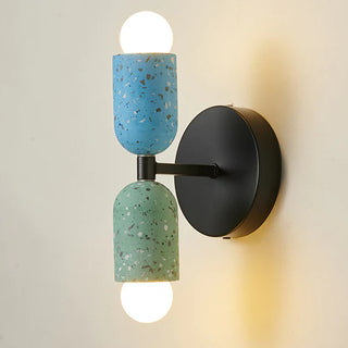 Double head wall lamp creative iron sconce — home wall light fixture