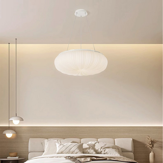Creative pumpkin ceiling lamp, Nordic metal LED fixture