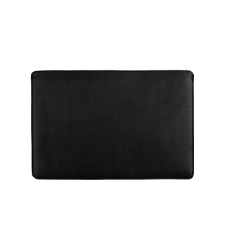 leather laptop sleeve handmade full grain leather macbook case 13-16 inch front view