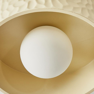 French cream minimalist ceiling light – polystyrene living room