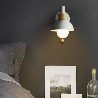 Colorful modern wall lamp single head iron angle — sconce
