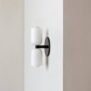 Modern Wall Sconce – Double Heads Indoor Wall Lighting Fixture | Creamy Elegant Lamp
