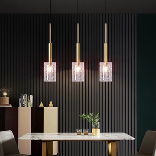 Crystal pendant side angle — romantic ambient ceiling lamp