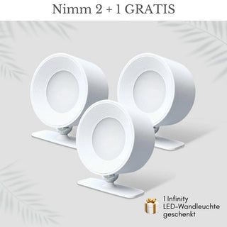 Applique murale LED rotative - Mini spot orientable moderne avec rotation à 360°