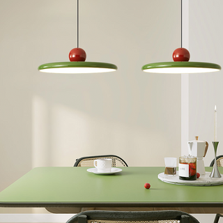 Lampe suspendue nordique - Suspension métallique avec éclairage à lumière chaude pour chambre à coucher