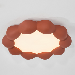 Minimalist Resin Ceiling Light – Modern LED Flush Mount for Dining & Living Room