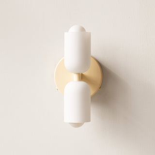 Double head LED modern adjustable wall sconce — lamp