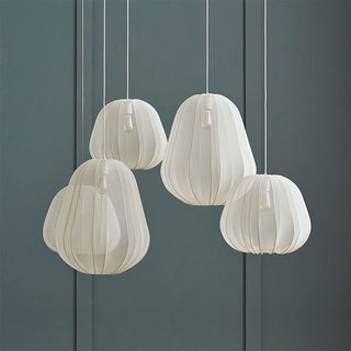 Fabric pendant lamp — modern soft light diffuser ceiling fixture
