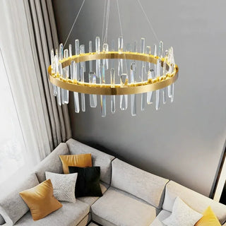 Elegant Crystal Chandelier – Luxury Ceiling Light With Sparkling Modern Design