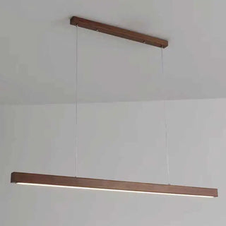 Nordic Wooden Pendant Light – Modern Wood Pendant with Warm Ambient Lighting
