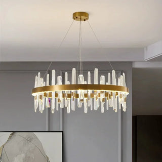 Elegant Crystal Chandelier – Luxury Ceiling Light With Sparkling Modern Design