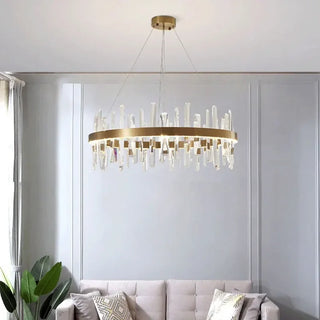 Elegant Crystal Chandelier – Luxury Ceiling Light With Sparkling Modern Design