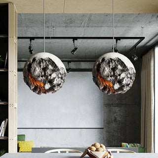 Blown Glass Pendant Light – Modern Pendant Light with Soft Ambient Lighting