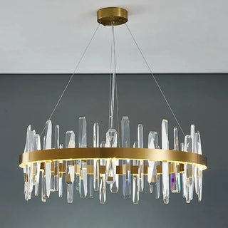 Elegant Crystal Chandelier – Luxury Ceiling Light With Sparkling Modern Design