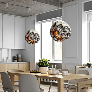 Blown Glass Pendant Light – Modern Pendant Light with Soft Ambient Lighting