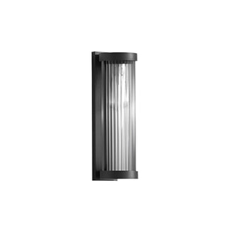 Outdoor Wall Lamp – Modern Exterior Light with Metal & Glass, LED Bulb Included