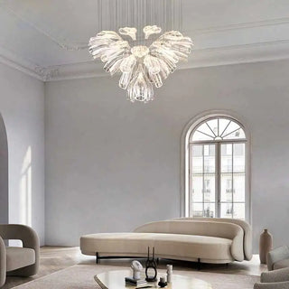 Ombre Chandelier Light – Modern Ceiling Lamp With Airy Layered Design