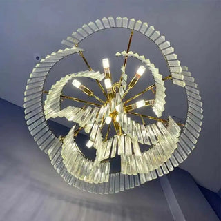 Illumia Pendant Light | Luxury Modern Pendant Light With Crystal Ceiling Lamp & Adjustable LED