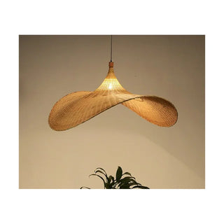 Bamboo Pendant Lamp – Bohemian Pendant Light for Interiors | Handwoven Natural Ceiling Light