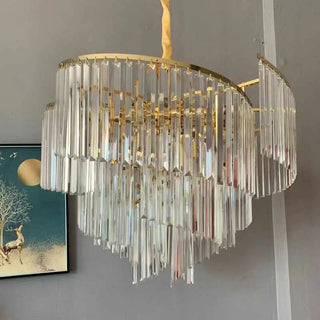 Illumia Pendant Light | Luxury Modern Pendant Light With Crystal Ceiling Lamp & Adjustable LED