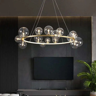 Silver Blown Glass Pendant – Modern Pendant Light with Soft Ambient Glow