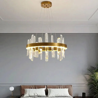 Elegant Crystal Chandelier – Luxury Ceiling Light With Sparkling Modern Design