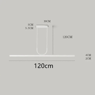 Contemporary Pendant Light – Adjustable Suspension Black Finish LED Lighting