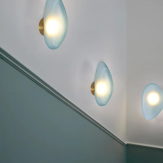 Modern Wall Light – Glass LED Wall Sconce with Pebble Design | Living Room Lighting