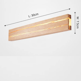 Rotation Wall Light – Adjustable Brightness Wood Wall Lamp | Compact Bedroom Lighting