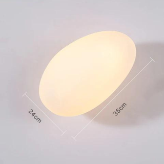 Modern Wall Light – Glass LED Wall Sconce with Pebble Design | Living Room Lighting
