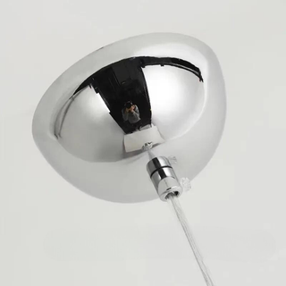 Aurora Nordica Pendant – Adjustable Height Suspension Light With Amber Glass Shade