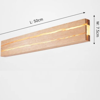 Rotation Wall Light – Adjustable Brightness Wood Wall Lamp | Compact Bedroom Lighting