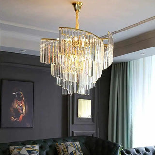 Illumia Pendant Light | Luxury Modern Pendant Light With Crystal Ceiling Lamp & Adjustable LED